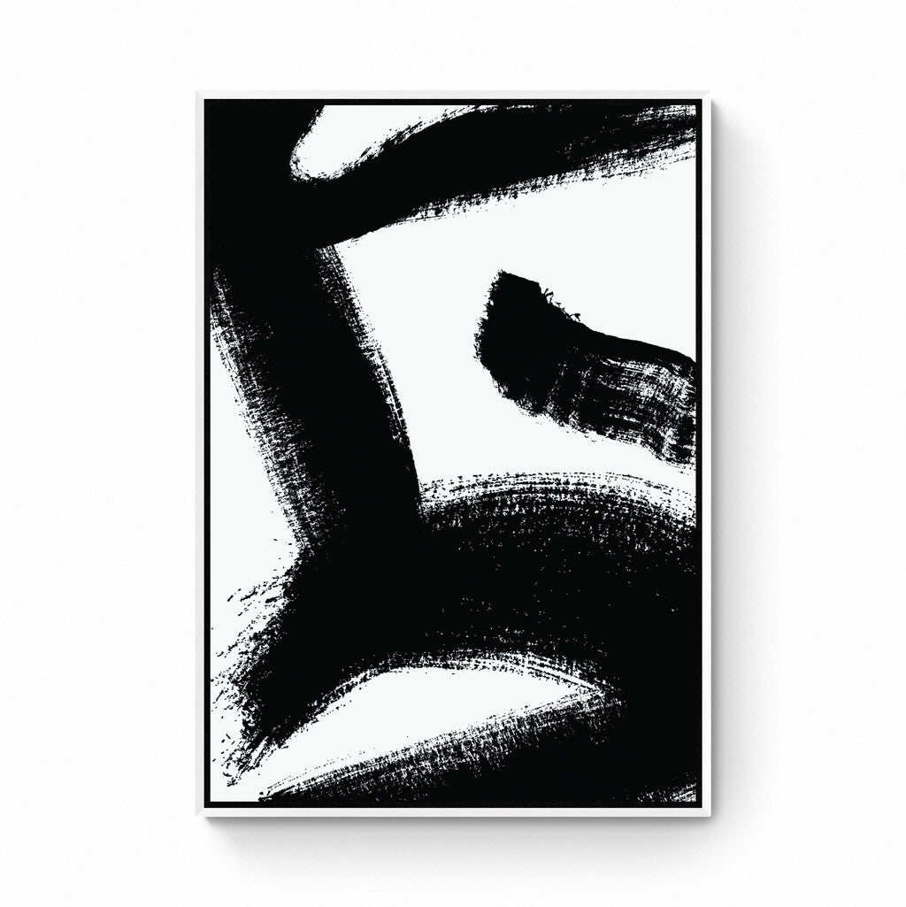 Minimalist Black and White Abstract 3